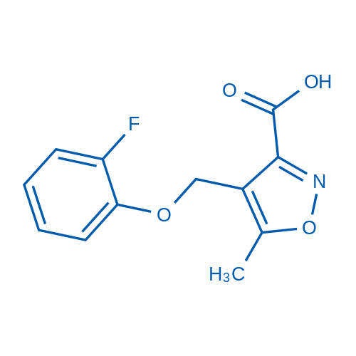 4-((2-Fluorophenoxy)methyl)-5-methylisoxazole-3-carboxylic acid 1g