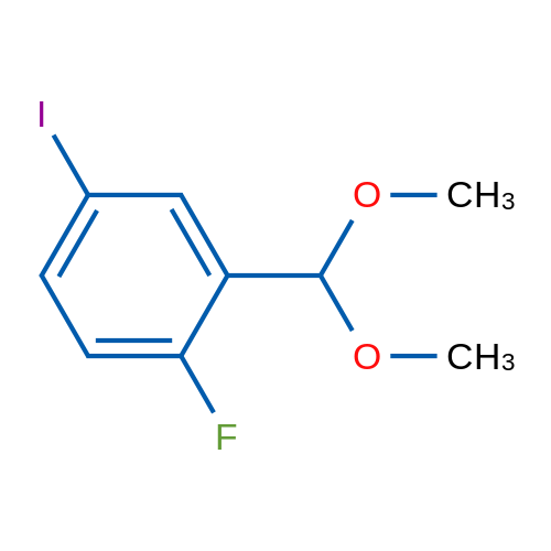 2-(Dimethoxymethyl)-1-fluoro-4-iodobenzene 1g