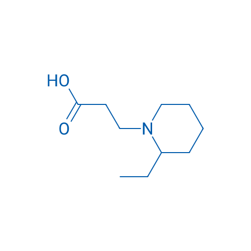 3-(2-Ethylpiperidin-1-yl)propanoic acid 100mg