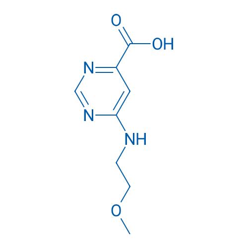 6-((2-Methoxyethyl)amino)pyrimidine-4-carboxylic acid 1g