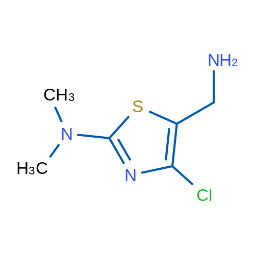 5-(Aminomethyl)-4-chloro-N,N-dimethyl-1,3-thiazol-2-amine 1g