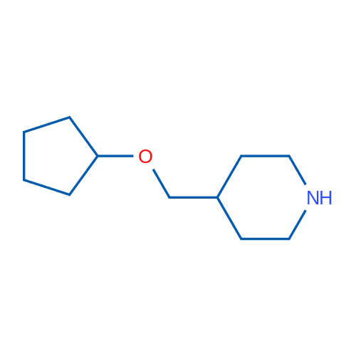 4-[(Cyclopentyloxy)methyl]piperidine 1g