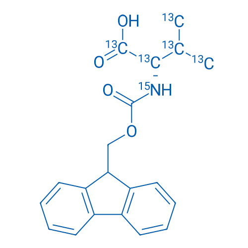 N-(9-Fluorenylmethoxycarbonyl)-L-valine-13C5,15N 250mg