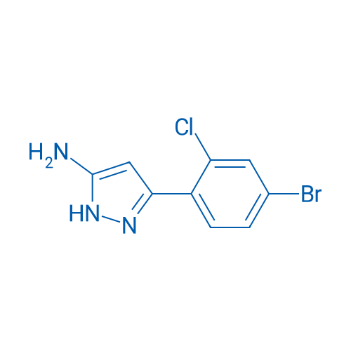 3-(4-Bromo-2-chlorophenyl)-1h-pyrazol-5-amine 1g