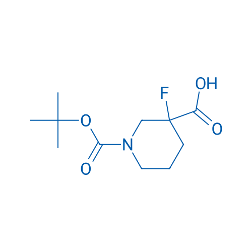 1-(tert-Butoxycarbonyl)-3-fluoropiperidine-3-carboxylic acid 100mg