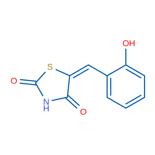 (5E)-5-[(2-Hydroxyphenyl)methylidene]-1,3-thiazolidine-2,4-dione 1g