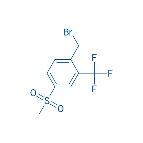 1-(Bromomethyl)-4-(methylsulfonyl)-2-(trifluoromethyl)benzene 100mg