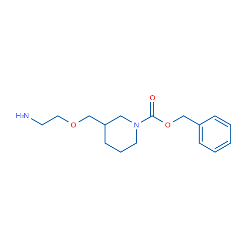 Benzyl 3-((2-aminoethoxy)methyl)piperidine-1-carboxylate 1g
