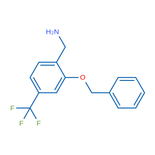 (2-(Benzyloxy)-4-(trifluoromethyl)phenyl)methanamine 1g