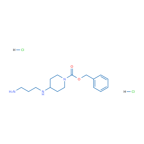 Benzyl 4-[(3-aminopropyl)amino]piperidine-1-carboxylate dihydrochloride 1g