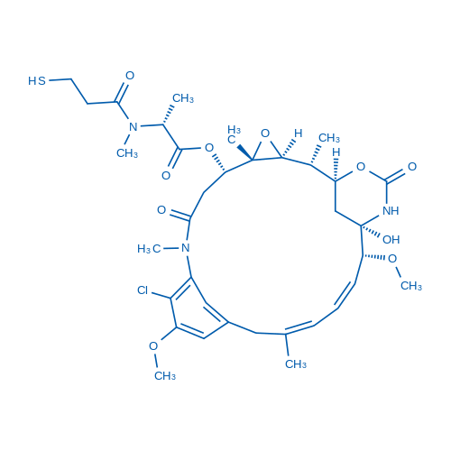 (14S,16S,32S,33S,2R,4S,10E,12E,14R)-86-Chloro-14-hydroxy-85,14-dimethoxy-33,2,7,10-tetramethyl-12,6-dioxo-7-aza-1(6,4)-oxazinana-3(2,3)-oxirana-8(1,3)-benzenacyclotetradecaphane-10,12-dien-4-yl N-(3-mercaptopropanoyl)-N-methyl-D-alaninate 1mg