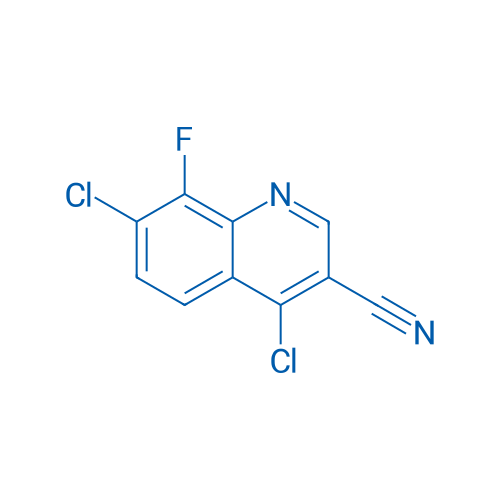 4,7-Dichloro-8-fluoroquinoline-3-carbonitrile 250mg