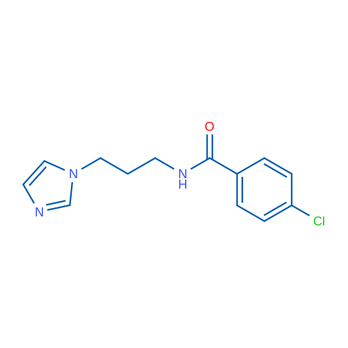 4-Chloro-N-[3-(1H-imidazol-1-yl)propyl]benzamide 1g