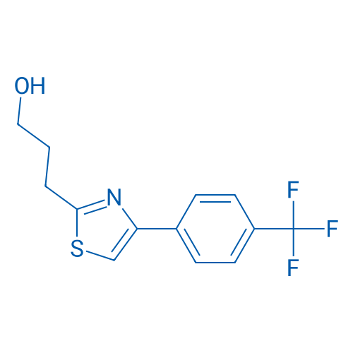3-(4-(4-(Trifluoromethyl)phenyl)thiazol-2-yl)propan-1-ol 1g
