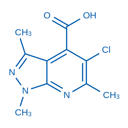 5-Chloro-1,3,6-trimethyl-1H-pyrazolo[3,4-b]pyridine-4-carboxylic acid 5g