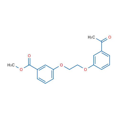Methyl 3-(2-(3-acetylphenoxy)ethoxy)benzoate 1g