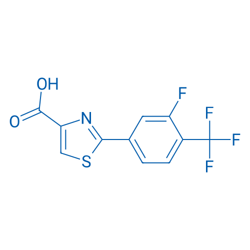 2-(3-Fluoro-4-(trifluoromethyl)phenyl)thiazole-4-carboxylic acid 1g