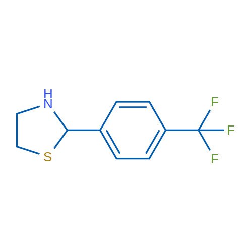 2-(4-(Trifluoromethyl)phenyl)thiazolidine 5g
