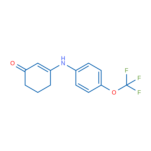 3-{[4-(trifluoromethoxy)phenyl]amino}cyclohex-2-en-1-one 1mg