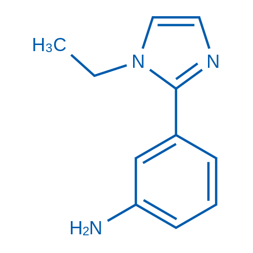 3-(1-Ethyl-1H-imidazol-2-yl)aniline 50mg