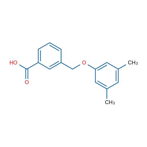 3-((3,5-Dimethylphenoxy)methyl)benzoic acid 1g
