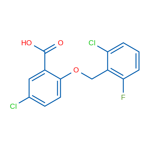 5-Chloro-2-((2-chloro-6-fluorobenzyl)oxy)benzoic acid 5g