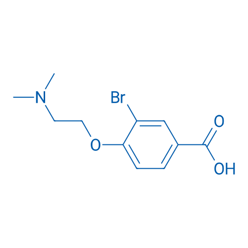 3-Bromo-4-(2-(dimethylamino)ethoxy)benzoic acid 1g