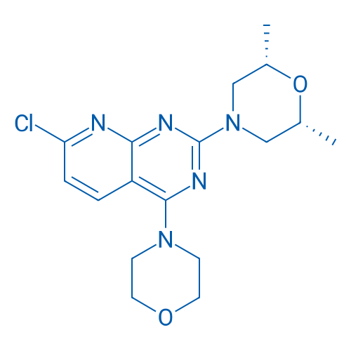 (2R,6S)-4-(7-Chloro-4-morpholinopyrido[2,3-d]pyrimidin-2-yl)-2,6-dimethylmorpholine 250mg