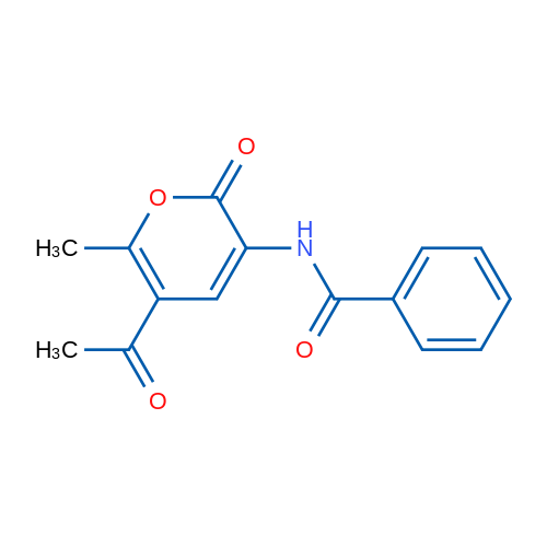 N-(5-Acetyl-6-methyl-2-oxo-2H-pyran-3-yl)benzamide 1g