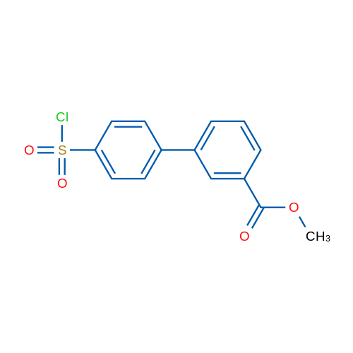 Methyl 4'-(chlorosulfonyl)-[1,1'-biphenyl]-3-carboxylate 1g