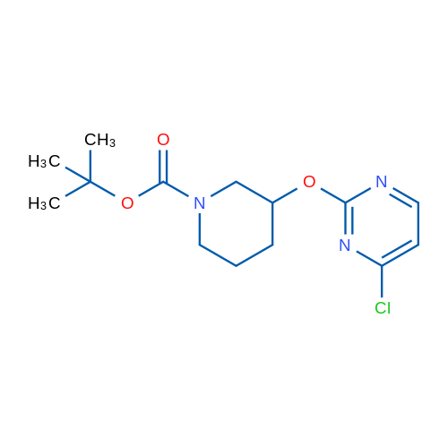 tert-Butyl 3-((4-chloropyrimidin-2-yl)oxy)piperidine-1-carboxylate 1g