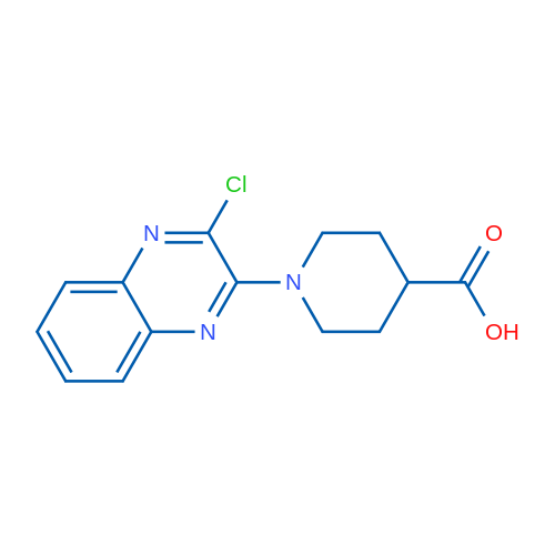 1-(3-Chloroquinoxalin-2-yl)piperidine-4-carboxylic acid 1g