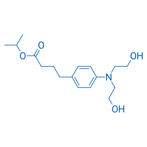 Isopropyl 4-(4-(bis(2-hydroxyethyl)amino)phenyl)butanoate 250mg