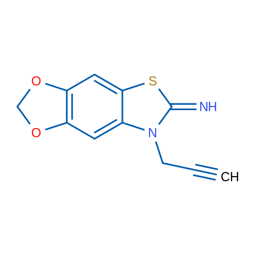 12-(Prop-2-yn-1-yl)-4,6-dioxa-10-thia-12-azatricyclo[7.3.0.0,3,7]dodeca-1,3(7),8-trien-11-imine 1g