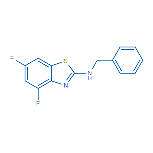 N-benzyl-4,6-difluoro-1,3-benzothiazol-2-amine 1g