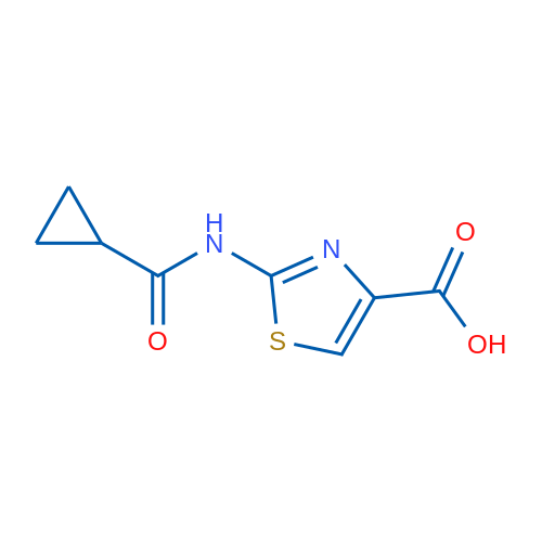 2-[(Cyclopropylcarbonyl)amino]-1,3-thiazole-4-carboxylic acid 250mg