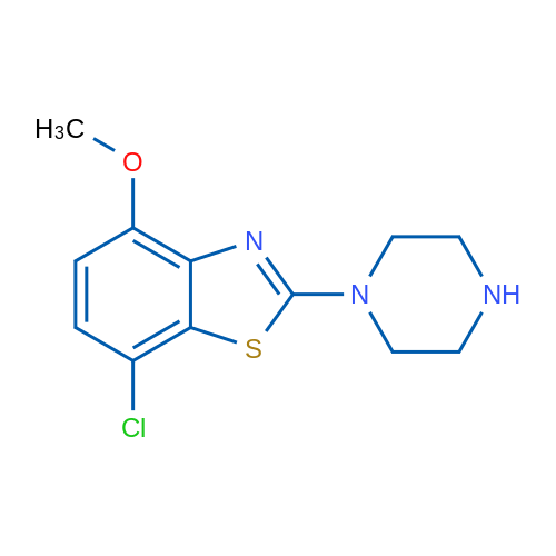 7-Chloro-4-methoxy-2-piperazin-1-yl-1,3-benzothiazole 1g