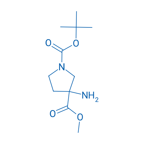 1-tert-Butyl 3-methyl 3-aminopyrrolidine-1,3-dicarboxylate 100mg