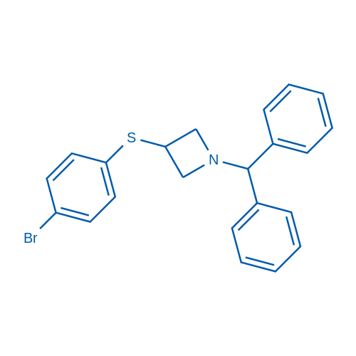 1-Benzhydryl-3-(4-bromophenylthio)azetidine 1g