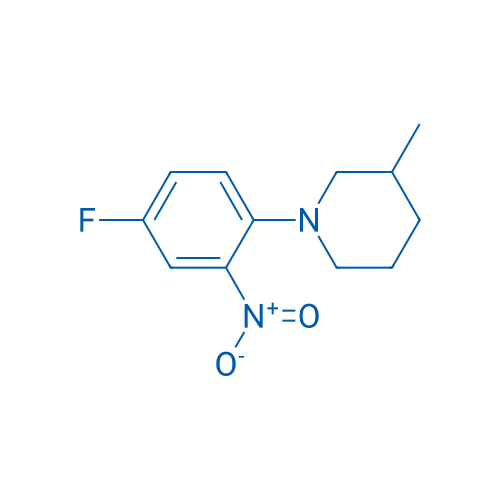 1-(4-Fluoro-2-nitrophenyl)-3-methylpiperidine 5g