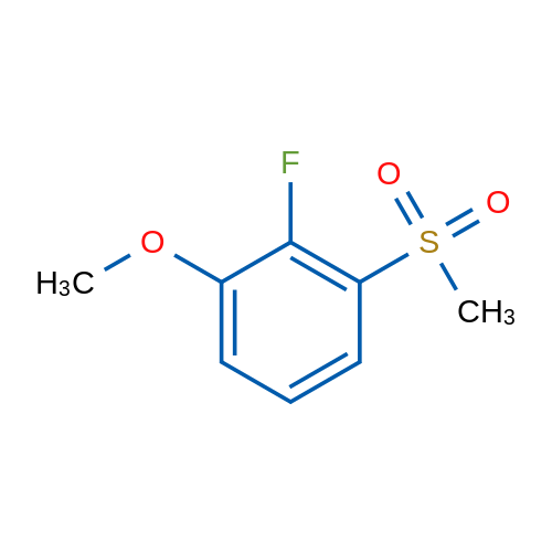 2-Fluoro-1-methoxy-3-(methylsulfonyl)benzene 1g