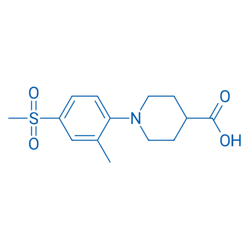 1-(2-Methyl-4-(methylsulfonyl)phenyl)piperidine-4-carboxylic acid 1g