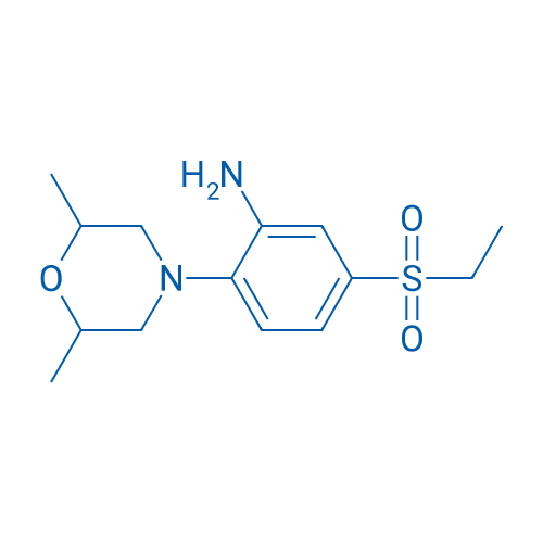 2-(2,6-Dimethylmorpholino)-5-(ethylsulfonyl)aniline 1g