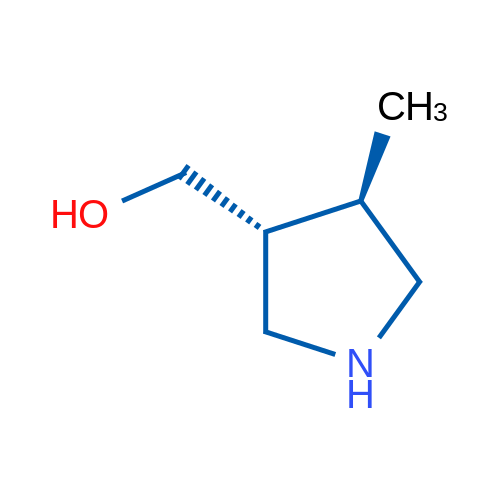 ((3R,4R)-4-Methylpyrrolidin-3-yl)methanol 250mg