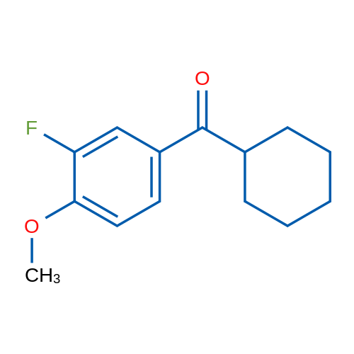 Cyclohexyl(3-fluoro-4-methoxyphenyl)methanone 1g