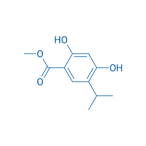 Methyl 2,4-dihydroxy-5-isopropylbenzoate 250mg