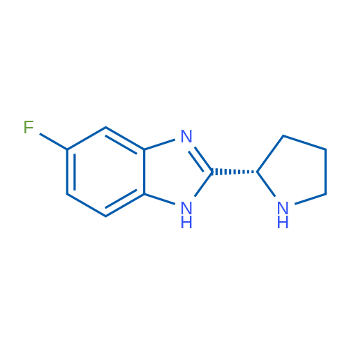 (S)-5-Fluoro-2-(pyrrolidin-2-yl)-1H-benzo[d]imidazole 1g