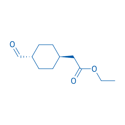ethyl 2-[trans-4-formylcyclohexyl]acetate 250mg
