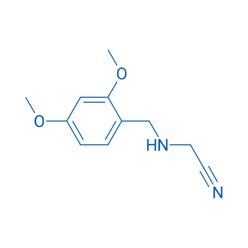 2-([(2,4-Dimethoxyphenyl)methyl]amino)acetonitrile 250mg