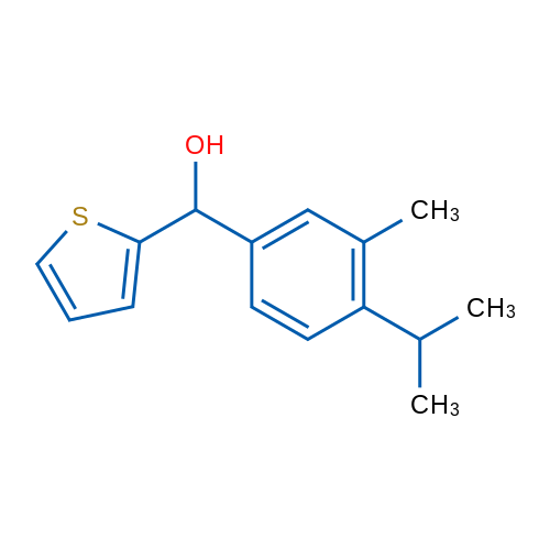 (4-Isopropyl-3-methylphenyl)(thiophen-2-yl)methanol 1g